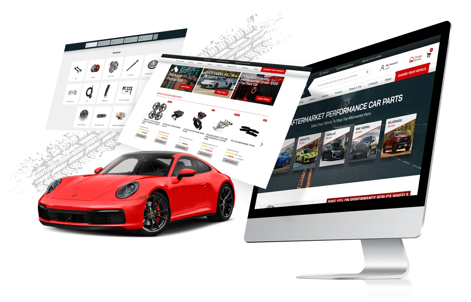 Automobile Website Design, SEO & Lead Generation industry digital project